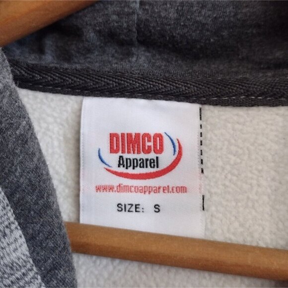 Dimco Apparel Mens Small Estes Park Colorado Hoodie Applique Graphic Black White - Picture 6 of 6